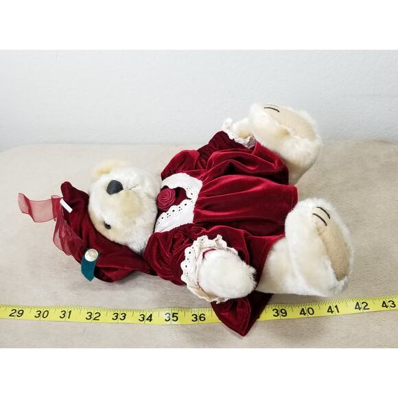 The Brass Button Pearl 11" Pickford Teddy Bears 1985 Stuffed Animal Vintage - Picture 12 of 12